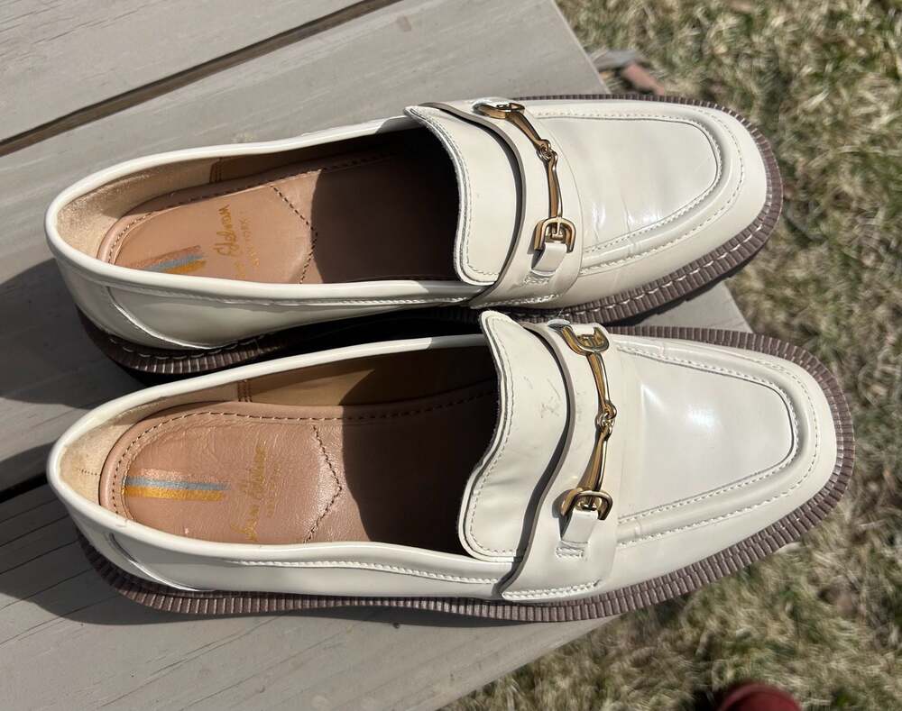 Sam Edelman Laurs Lug Sole Loafer in Modern Ivory